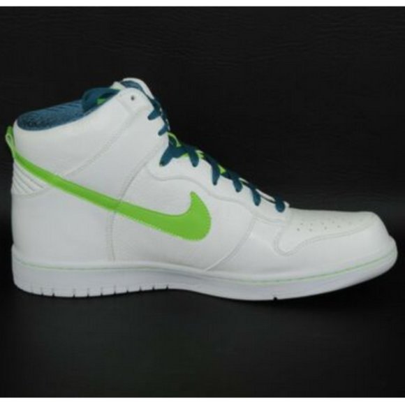Nike Dunk High Premium Mens Shoes White Electric - Picture 4 of 13